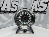 15” AS- 7501 4/100 4/114 gunmetal grey wheels